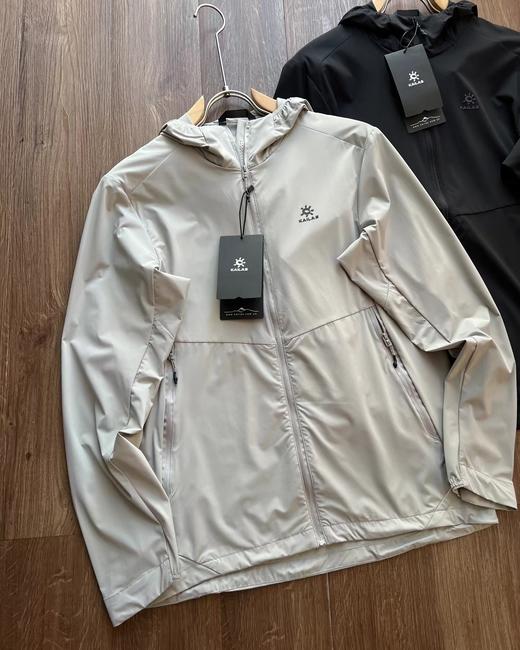 F0320105运动户外登山徒步轻薄防泼水连帽风衣防晒服男女同款外套 商品图4