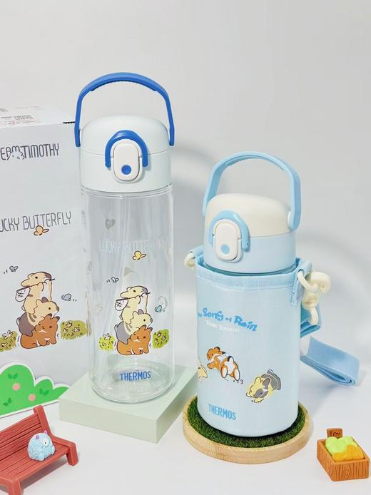【店庆提前购】哈瑞咪多样屋 膳魔师 提摩西小分队系列tritan吸管杯 零售价：148元 活动价：134元 商品图0