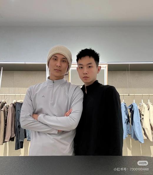 F032038新款户外透气打底衫男女款半拉链套头卫衣长袖 商品图14