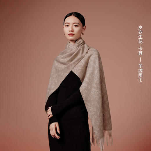 万事利《招财进宝》礼盒（丝羊毛/羊绒围巾） 商品图5