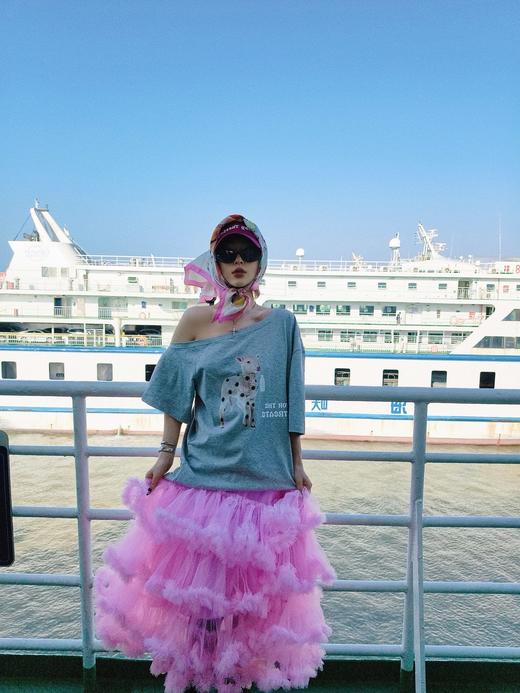 MAR* 26Ss春夏新款 斜开肩短袖T恤（MM） 商品图5