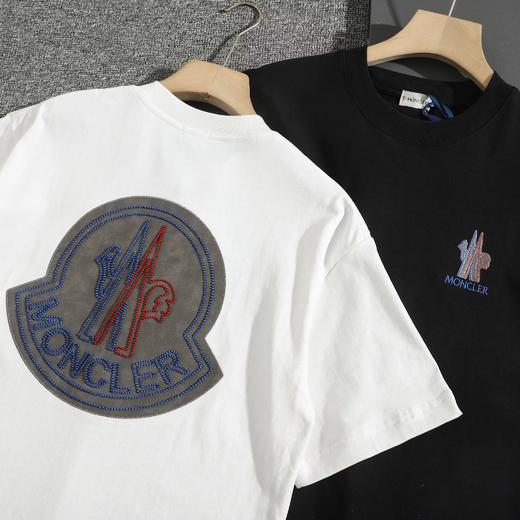 F032054早春新款舒适透气休闲简约百搭刺绣字母纯棉T恤 商品图1