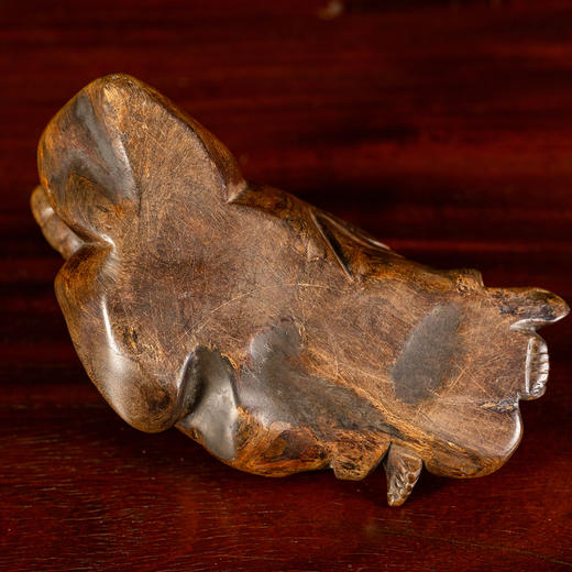 清	黄花梨雕弥勒佛摆件 商品图4