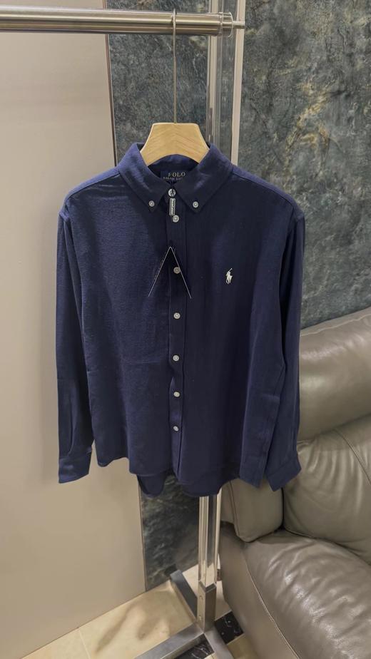 F032015新款老钱风5色亚麻衬衫绵软舒适日常白搭防晒衬衣 商品图2