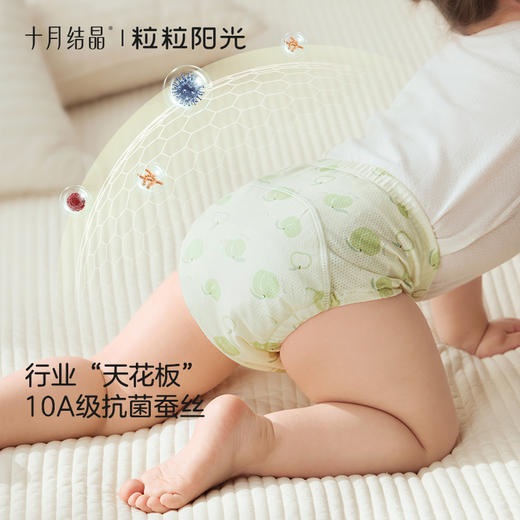 婴儿戒尿不湿如厕训练裤防侧漏可水洗蚕丝隔尿裤宝宝内裤 商品图4
