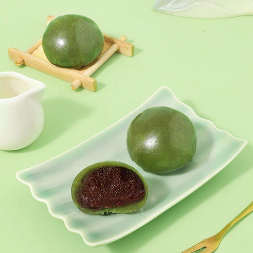 【地道美食丨雅觅青团系列】选用优质糯米，经历上千次揉制，制成软糖外皮，内陷清甜，外皮Q弹绵密，吃一口满嘴都是浓浓的春意，包装精美，自用送人两相宜 商品图6