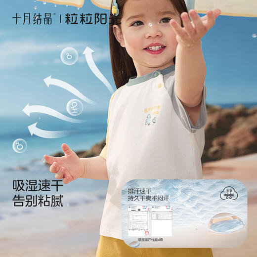 【优惠组合】粒粒阳光亲子妈妈装T恤亲子装夏季速干凉感短袖 商品图2