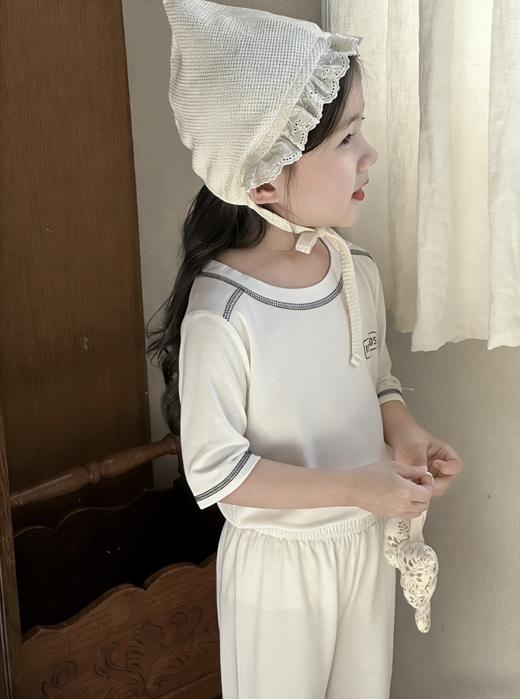 【💡宝妈闭眼囤！39.9/套】80-160码全覆盖！这款儿童莫代尔家居服软到犯规！男童女童七分袖空调服套装聚★为爱严选 商品图9
