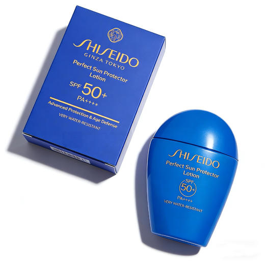 日本Shiseido/资生堂蓝胖子防晒霜50ml 四重防护 水润质地 轻薄肤感 商品图3