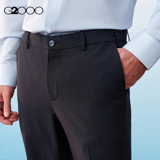 G2000男装SS26商场新款【三防科技/防静电/多面弹】商务通勤西裤61153051 商品图4