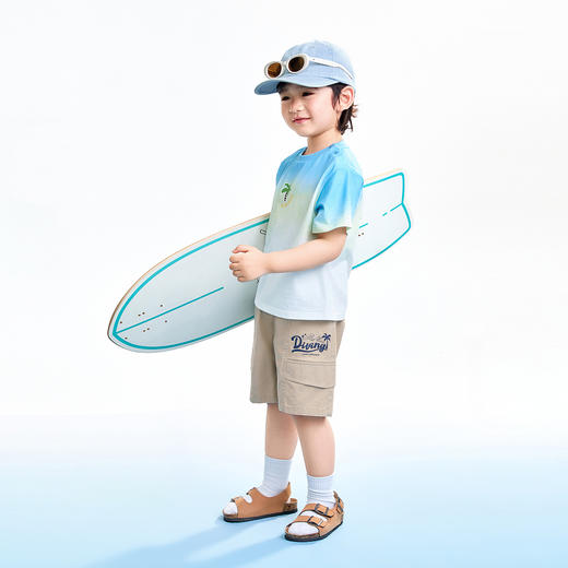 【实体店同款】男童圆领短袖针织衫夏季新款安奈儿童装XB621167 商品图5