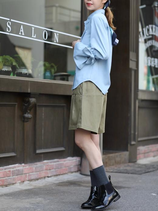 TYNVIE 领结袖衬衫-蓝色 商品图6