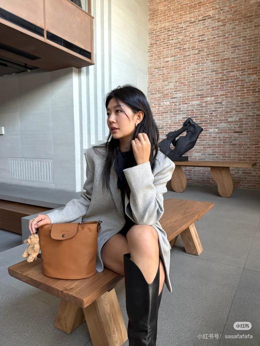 LC珑骧 牛皮新款Le Pliage Xtra 水桶包休闲单肩包斜挎包 Z-15888 商品图2