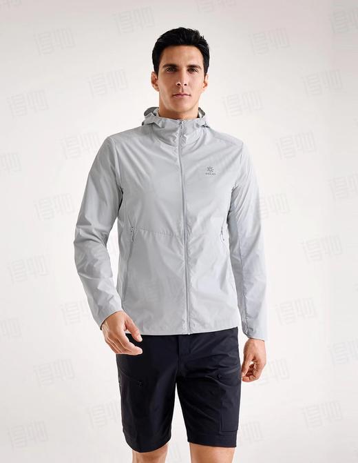 F0320105运动户外登山徒步轻薄防泼水连帽风衣防晒服男女同款外套 商品图6
