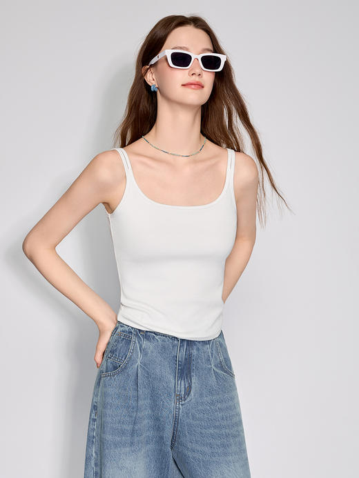 【百图lulu定制】【宠粉福利69元】【三色元气吊带】  春夏  小背心透气   双肩带  元气吊带 商品图13