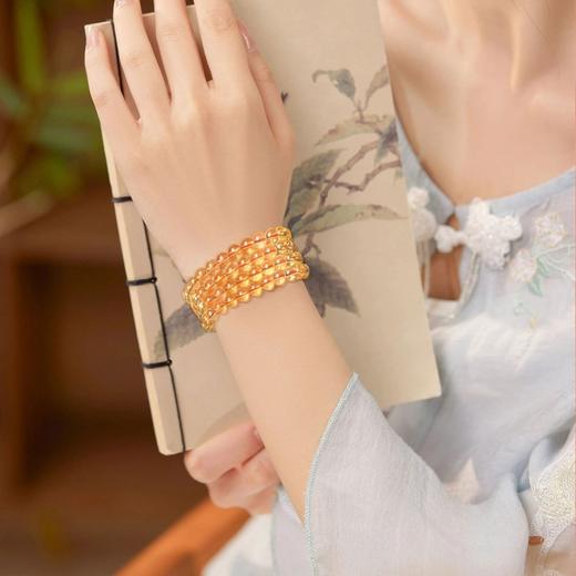 【黄水晶手串】108颗彩宝轻奢简约多圈饰品女士春上新节日礼物JT25001-水晶CC 商品图4