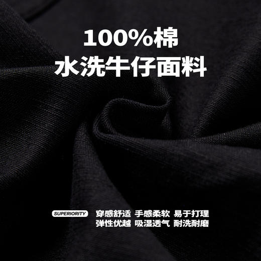 NPC潮牌100%棉水洗廓形立领牛仔夹克外套男潮流休闲秋冬NP47DC52 商品图4