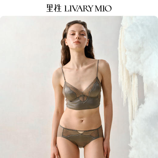 Livary Mio/里性 如约法式蕾丝文胸无钢圈真丝美背内衣性感胸罩 商品图2