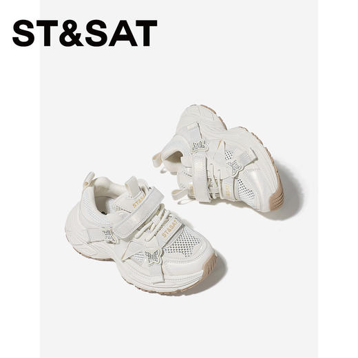 【童鞋】星期六甜酷闪钻蝴蝶女童老爹鞋SSE2192L42 商品图4