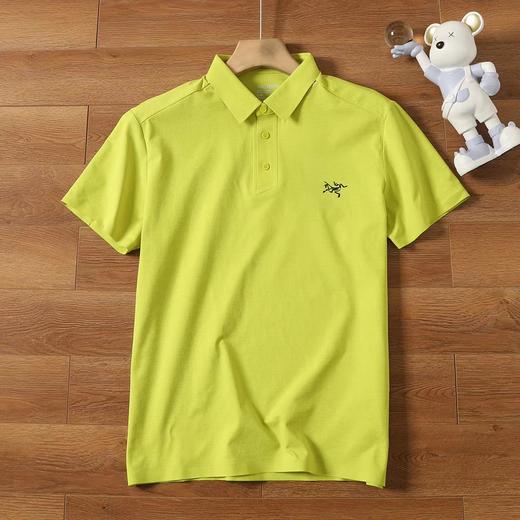 F0320135新款轻薄透气硅胶logo氨棉凉爽舒适短袖Polo衫 商品图6