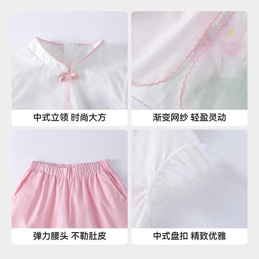 【实体店同款】女童套装夏季新款安奈儿童装AG621263 商品图4