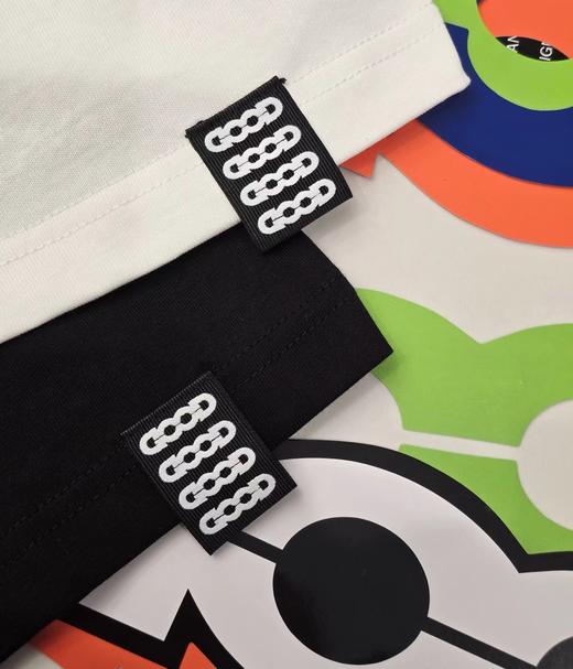 F032089镂空圆领套头新款男女同款纯棉刺绣美式复古短袖T恤 商品图11