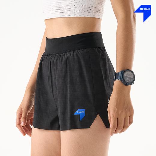 内道反光印花腰包3寸跑步短裤男女大容量弹力运动跑步裤 商品图3