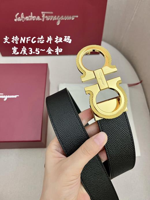 菲拉格慕. 扣头：（金/银 可选）新款纯钢扣 3.4cm（GD） 商品图2