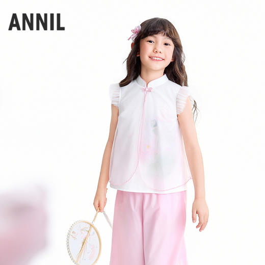 【实体店同款】女童套装夏季新款安奈儿童装AG621263 商品图0
