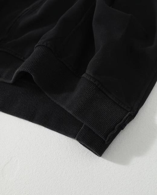 F032031字母标语不规则解构拼接重磅水洗做旧双拉链夹克外套 商品图4