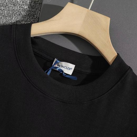 F032054早春新款舒适透气休闲简约百搭刺绣字母纯棉T恤 商品图5