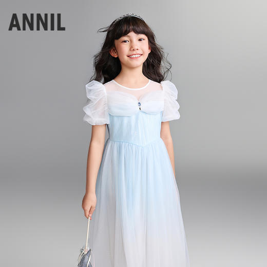 【实体店同款】女童礼裙夏季新款安奈儿童装AG623066 商品图1