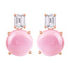 【天然粉水晶芙蓉石耳钉】 S925银饰品送女生节日礼物一物一证JE25023-水晶CC 商品缩略图5