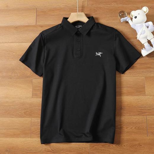 F0320135新款轻薄透气硅胶logo氨棉凉爽舒适短袖Polo衫 商品图4