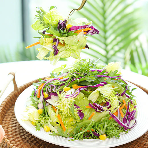 一号农场开袋即食田园风情蔬菜沙拉120g*3送芝麻酱包邮 商品图3