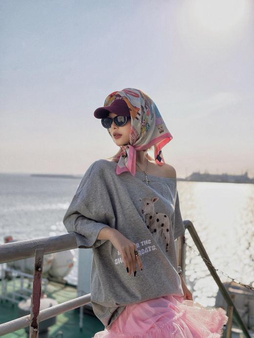 MAR* 26Ss春夏新款 斜开肩短袖T恤（MM） 商品图8