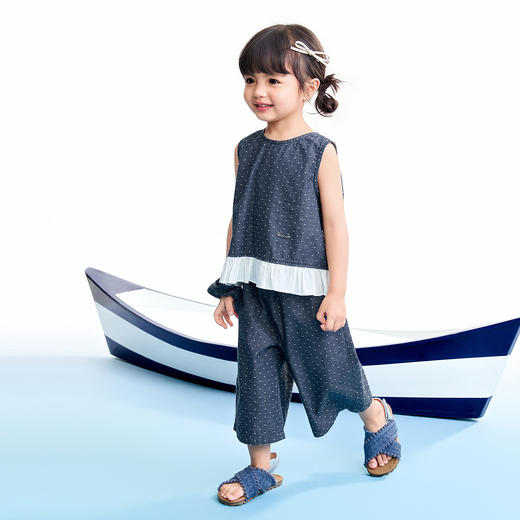【实体店同款】女童套装夏季新款安奈儿童装XG622197 商品图5