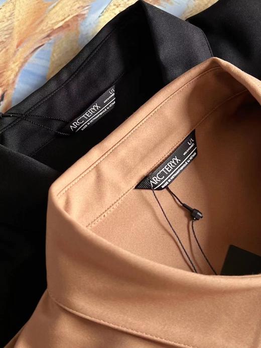 F0320106长袖衬衣春秋重磅棉夹克厚实硬挺防风防水男士外套 商品图5