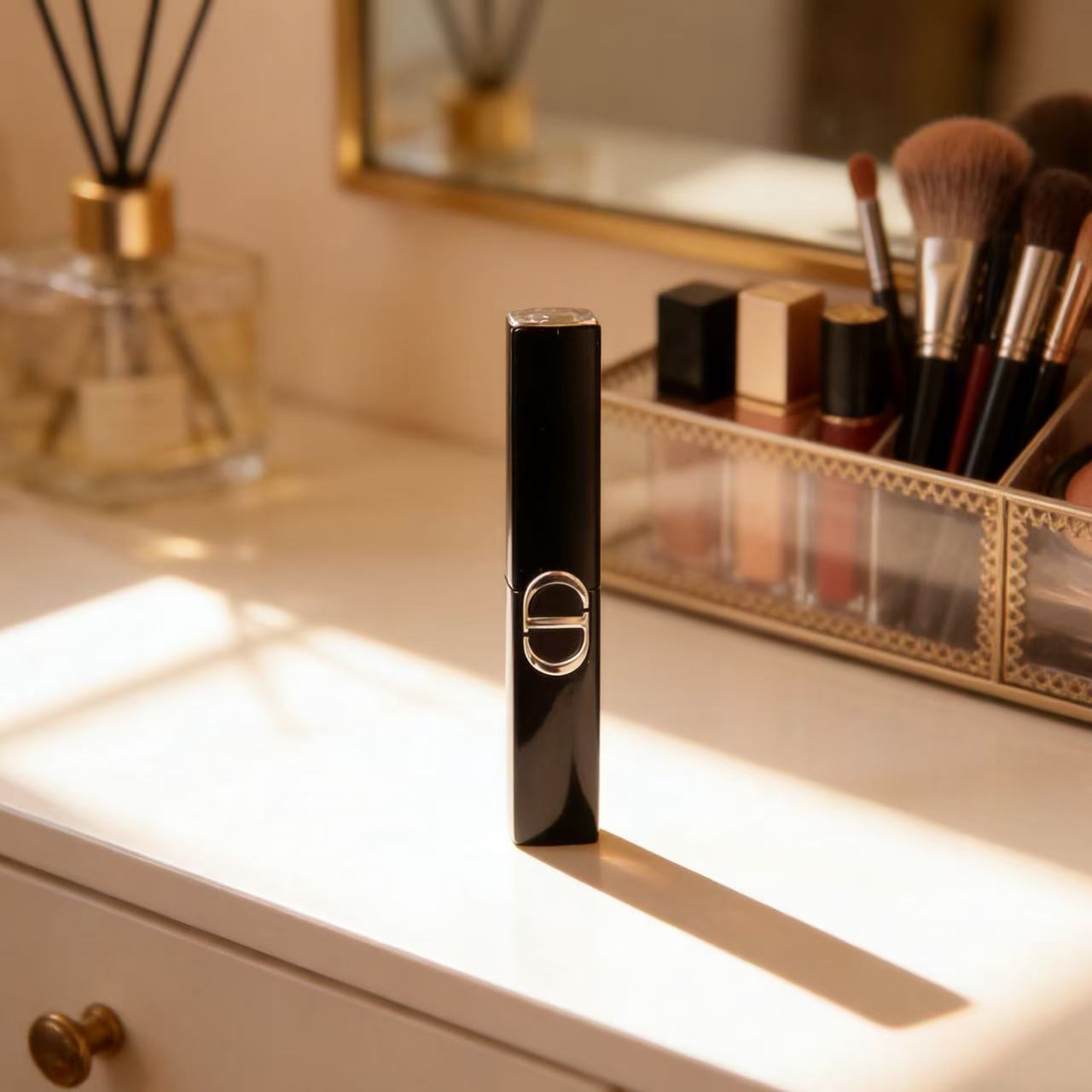 新品Dior迪奥烈艳蓝金惊艳唇膏496果敢宣言