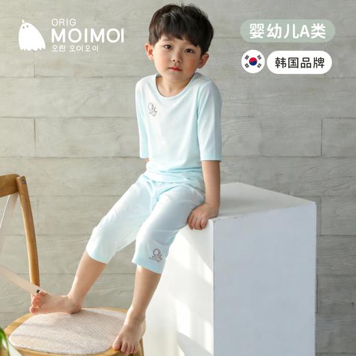 origmoimoi丝麻棉七分套【品牌直供】春夏丝麻棉7分家居服套装 商品图0