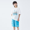 蓝汽水2026夏季新品男童凉感UPF50+防晒抗菌海滩度假风短袖T恤 商品缩略图2