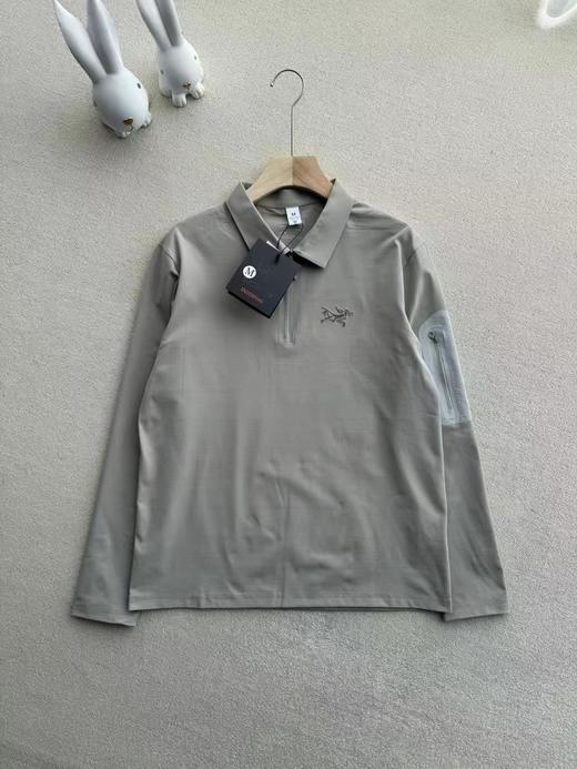 F032067简约百搭颜色耐看男士长袖T恤春秋新款Polo衫 商品图5