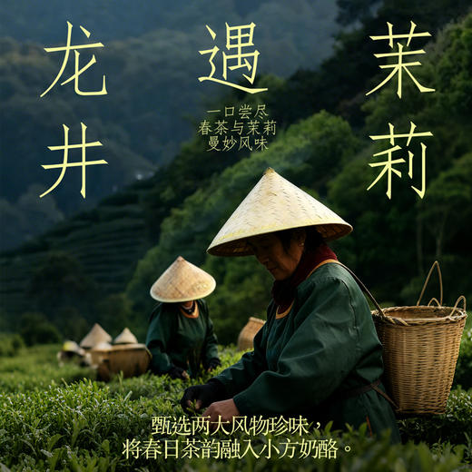 【限时秒杀】春日上新小方奶酪龙井茉莉味90g（15粒）*2袋 一口尝尽春茶与茉莉曼妙风味 商品图2