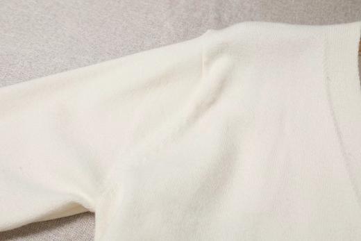 F0320140男女同款刺绣logo后背三条杠V领+排扣设计毛衣开衫 商品图14