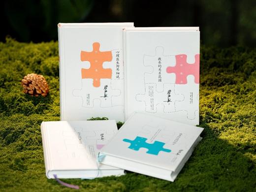 《毕淑敏四弦散谈》(精装全4册)， 《心理医生附耳细说》《写下你的墓志铭》《教养的关系花园》《我喜欢辽阔的地方》， 商品图1