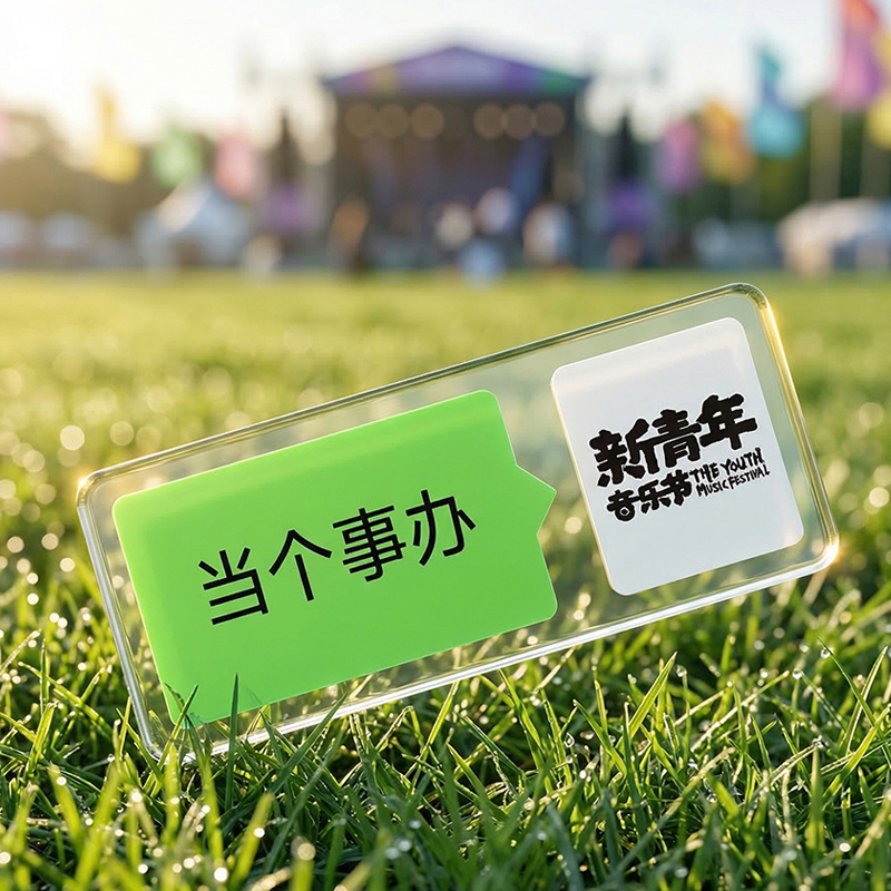 【预售·4月15日前发】【2026新品】新青年音乐节·“重点项目”——当个事儿办亚克力冰箱贴