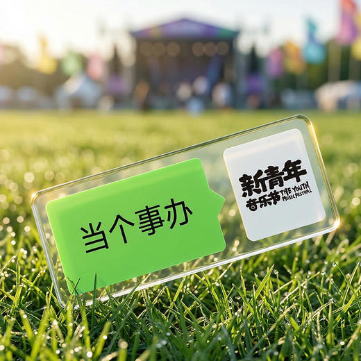 【预售·4月15日前发】【2026新品】新青年音乐节·“重点项目”——当个事儿办亚克力冰箱贴 商品图0