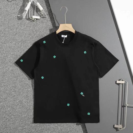 F032052早春新款简约大气质地柔软舒适立体刺绣宽松短袖 商品图10