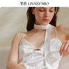 Livary Mio/里性粼粼性感真丝吊带睡衣女夏镂空V领家居服套装 商品缩略图7