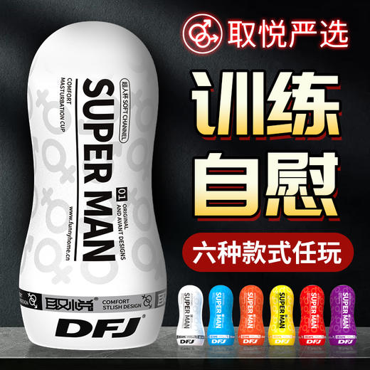 爱巢取悦SUPERMAN超人飞机杯负压杯紧吸撩拨型 商品图1
